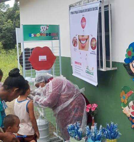 Camacã: PSF Dr. Jaquisson de Deus I leva diversão paras crianças do Bairro Novo de São João do Panelinha